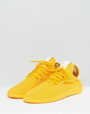 adidas Originals x Pharrell Williams - Tennis HU - Scarpe da ginnastica  gialle BY9767 | ASOS