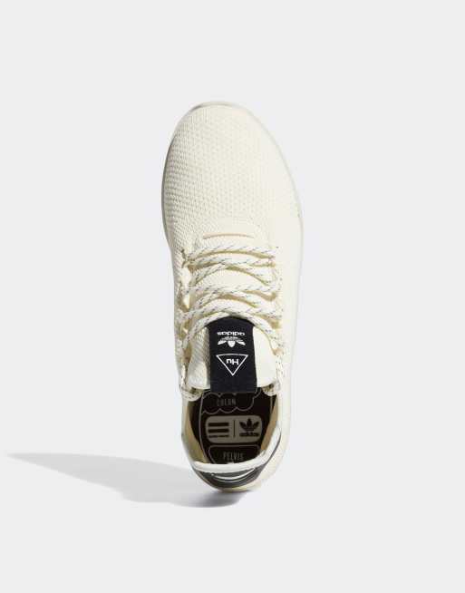 Pharrell williams tennis hu schuh weiß on sale