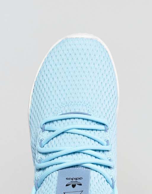 adidas Originals Pharrell Williams Tennis Hu Sneakers In White And Blue