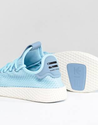 pharrell williams adidas blue shoes