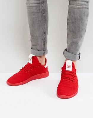 adidas pharrell williams sneakers red training shoes