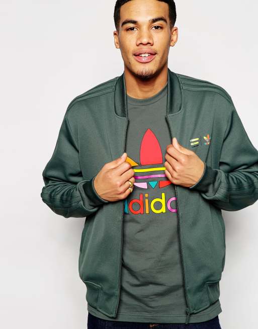 Adidas Originals x Pharrell Williams Veste de surv tement coordonn e ultra color e