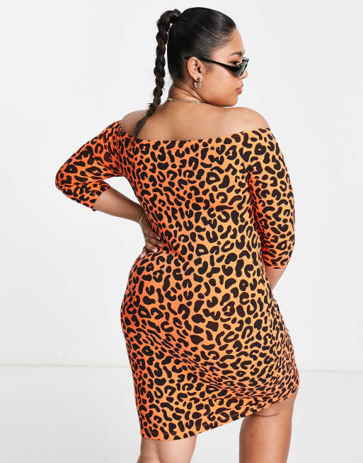 Adidas leopard print store dress