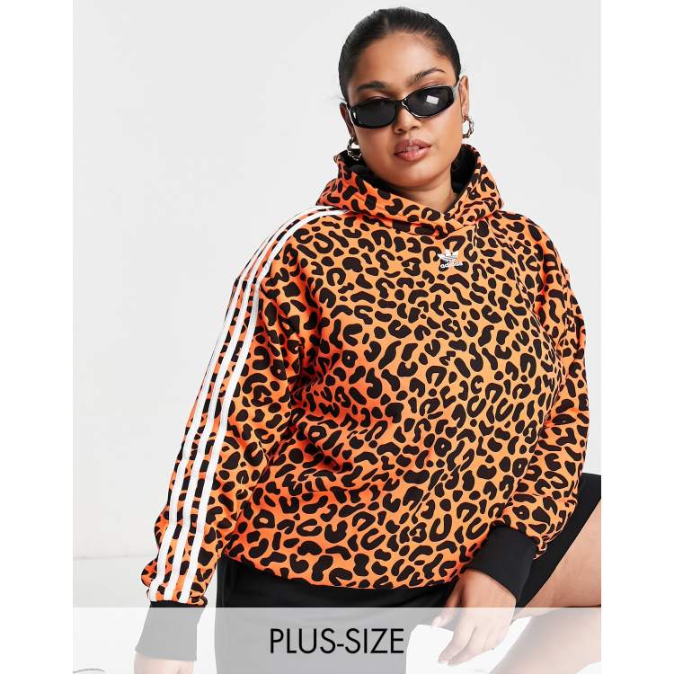 Leopard adidas hoodie sale