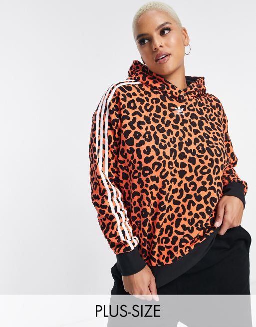 Leopard store adidas hoodie