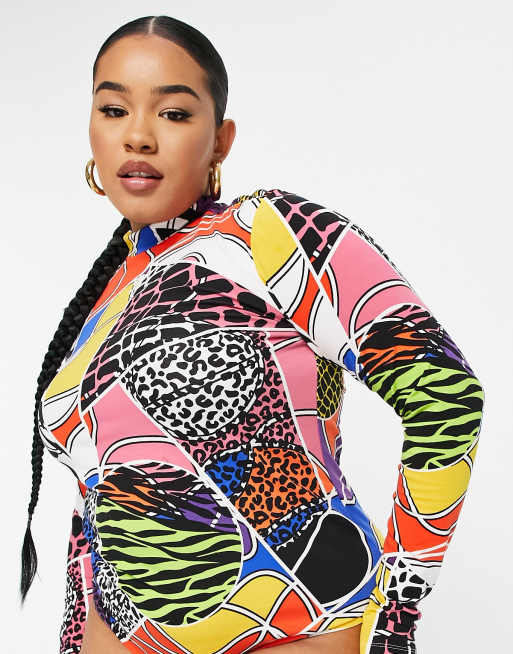 Adidas bodysuit multicolor on sale