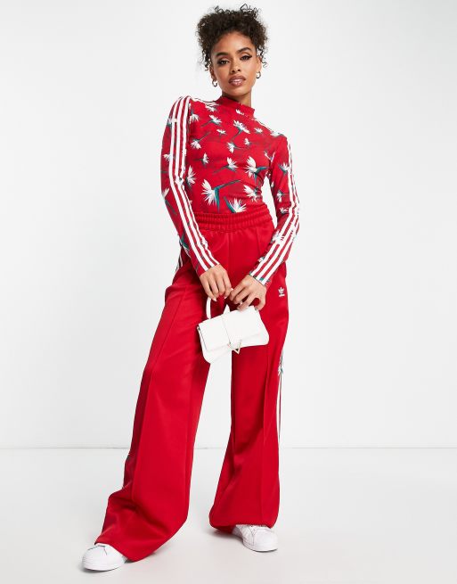 BODY ADIDAS X THEBE MAGUGU, Rojo de Mujer