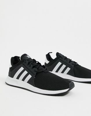 adidas black and white x_plr trainers