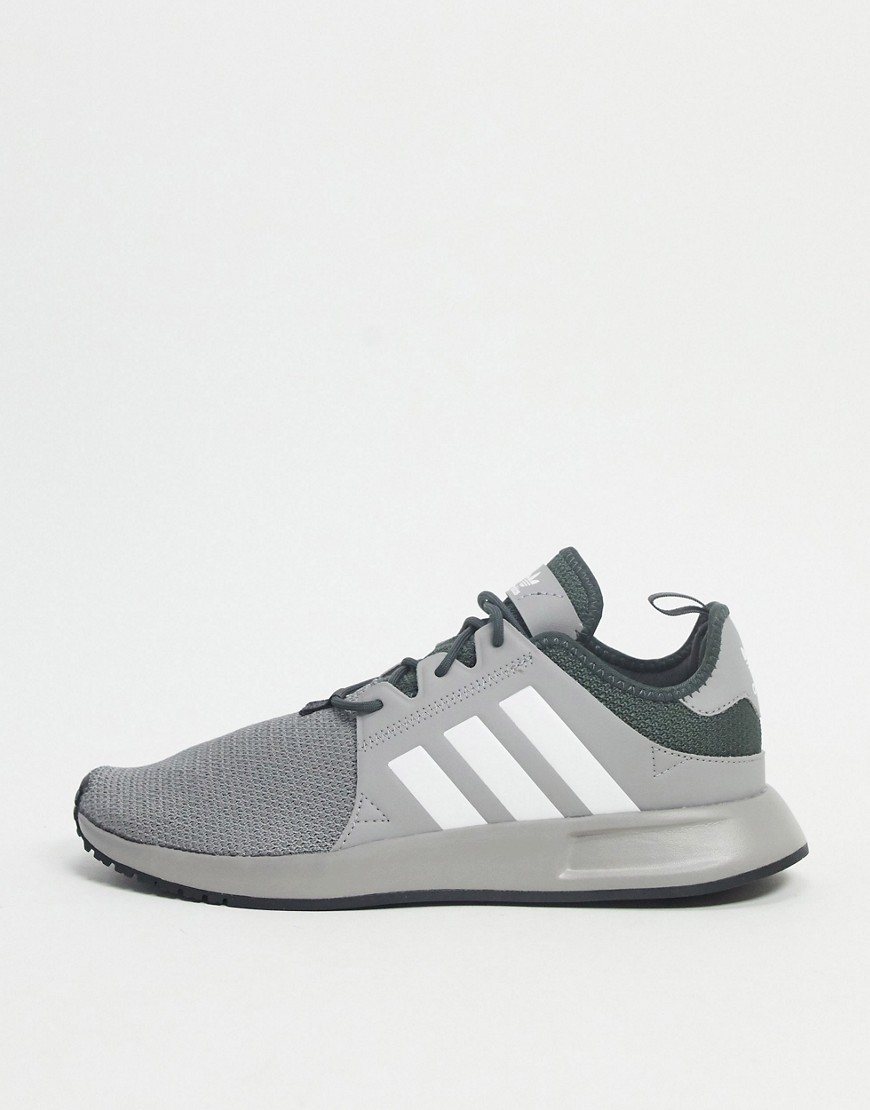 Adidas Originals X_PLR trainers in dove grey & white