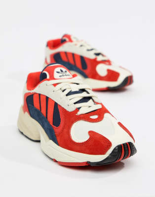 adidas yung 1 rouge et bleu