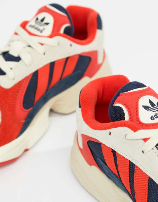adidas Originals Yung 1 Baskets Rouge multicolore
