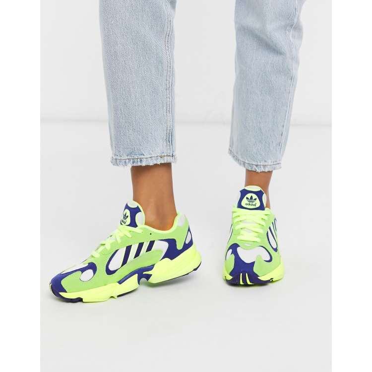 Adidas originals yung 1 og suede and leather hot sale sneakers