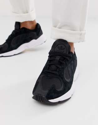 adidas originals yung 1 trainers in black