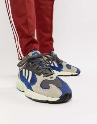 adidas originals yung 1 sneakers in red multi