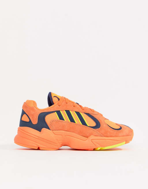 Adidas originals yung-1 on sale sneakers in orange