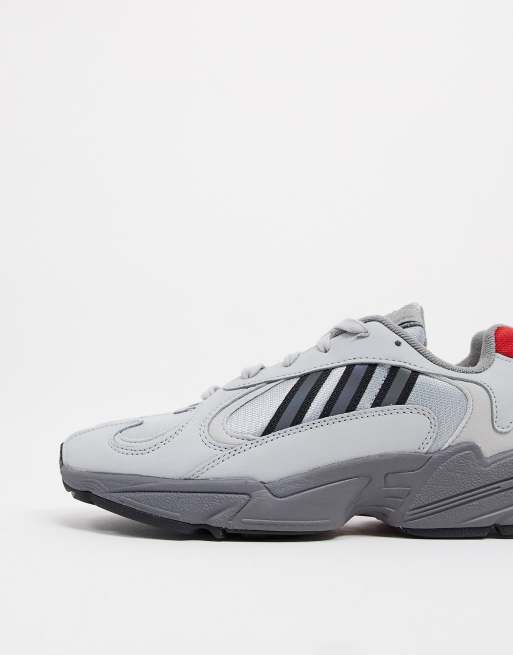 Adidas originals cheap grey yung trainers