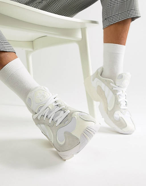 adidas Originals Yung-1 Trainers In White B37616