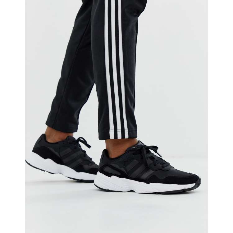 adidas Originals Men's Yung-96 Sneaker, Core Black/Core Black/Off