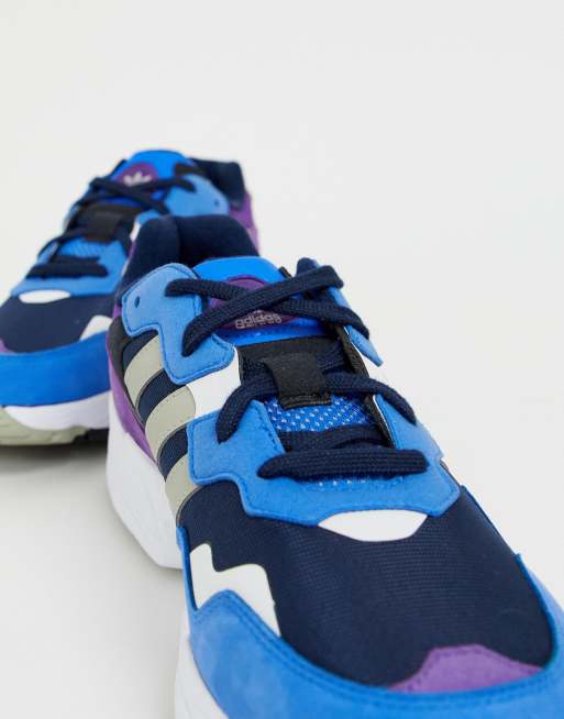 Adidas yung trainers store navy blue