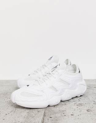adidas originals yung fyw salvation trainers in triple white