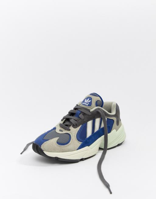 Adidas originals yung 1 2025 sneakers in gray multi