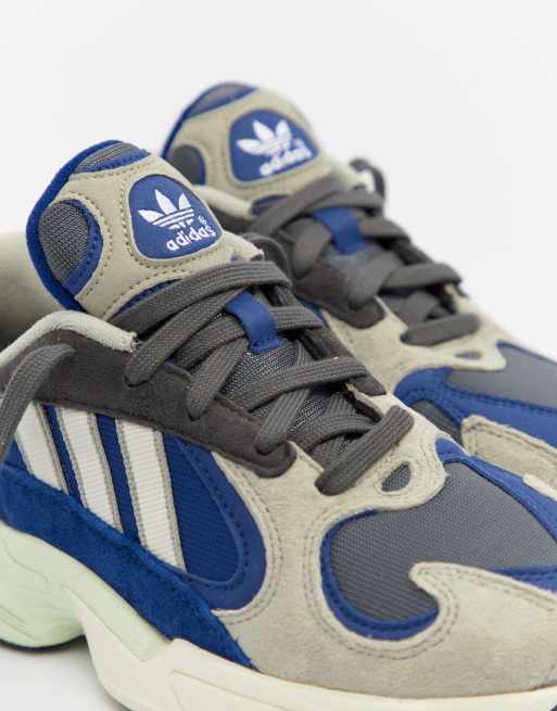 Adidas yung 1 sales trainers blue