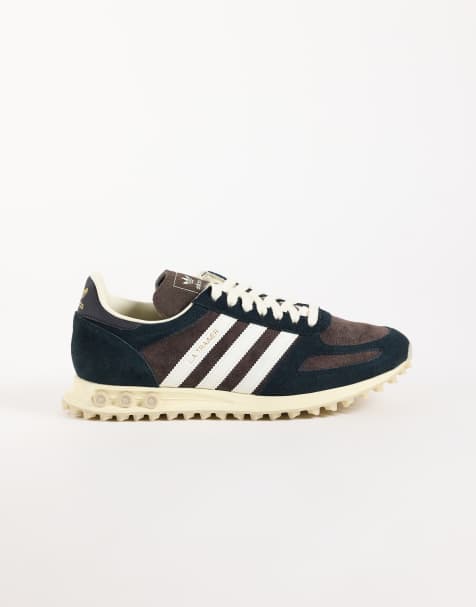 adidas Originals - Zapatillas de deporte LA en negro y blanco roto - view 1