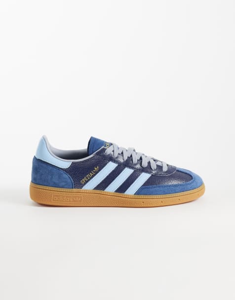 adidas Originals - Zapatillas Handball Spezial en azul marino y azul metalizado - view 1