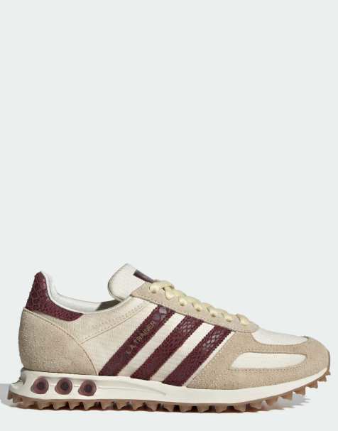 adidas Originals - zapatillas La Trainer OG en warm vanilla / shadow red - view 1