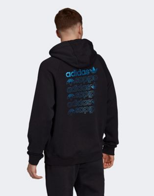 adidas Originals zeno hoodie in black 