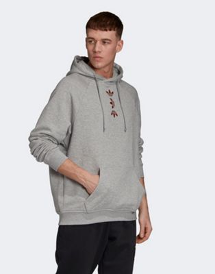 adidas Originals zeno hoodie in grey 