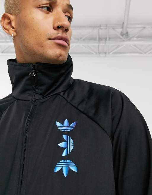 adidas Originals zeno track top in black