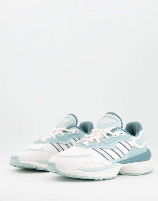 adidas Originals – Zentic – Sneaker in Weiß und Mintgrün
