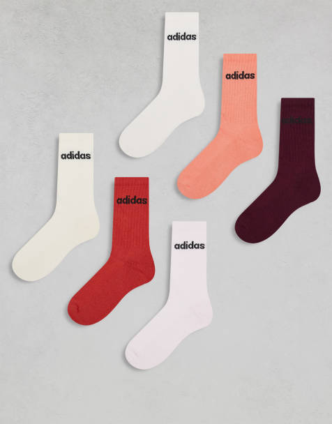 adidas Originals – Zestaw 6 par brązowych skarpetek - view 1