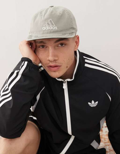 adidas Originals – Zielona czapka z daszkiem