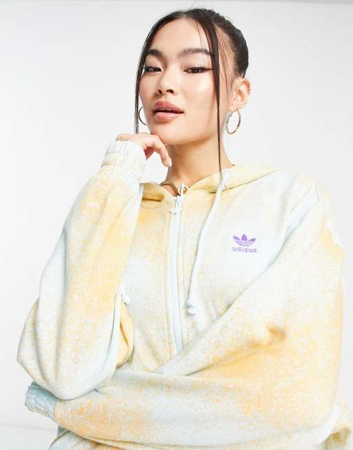 Adidas store splatter hoodie