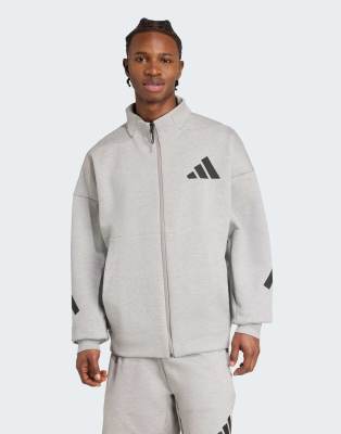 adidas Originals - Z.N.E. - Haut de survêtement - Gris chiné moyen - view 1