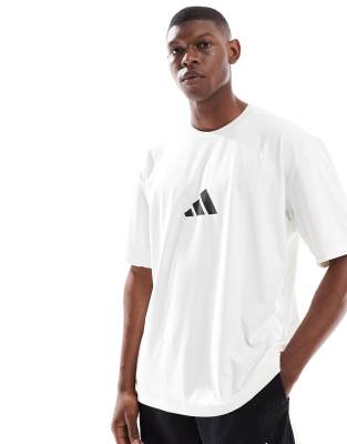 Originals - Z. N.E. - Locker geschnittenes T-Shirt in Weiß Weiß 2XL