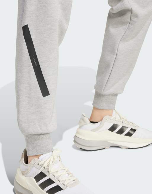 adidas Originals Z.N.E. premium tracksuit bottoms in grey , 2 of 4