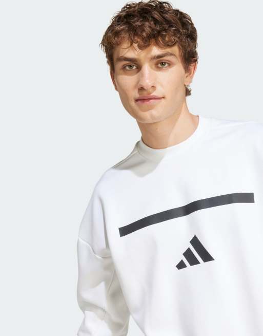 adidas Originals - Z.N.E. - Sweat - Blanc, 2 de 4