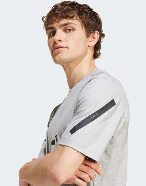 adidas Originals - Z.N.E. - T-shirt premium grigia , 3 di 4