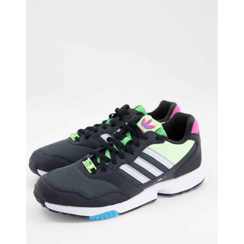 Activewear YAQ6H adidas Originals - ZX 1000 C - Sneakers nere e gialle