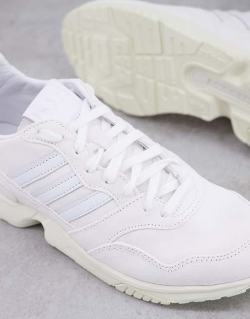 adidas Originals ZX 1000 C trainers in triple white | ASOS