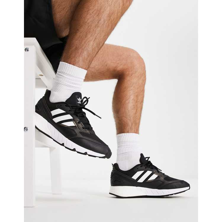 adidas Originals Boost in black and white | ASOS