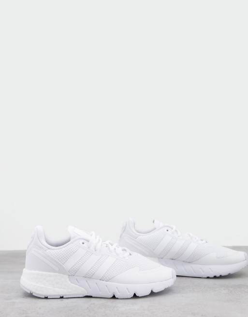 adidas Originals - ZX 1K Boost - Sneakers i tredobbelt hvid