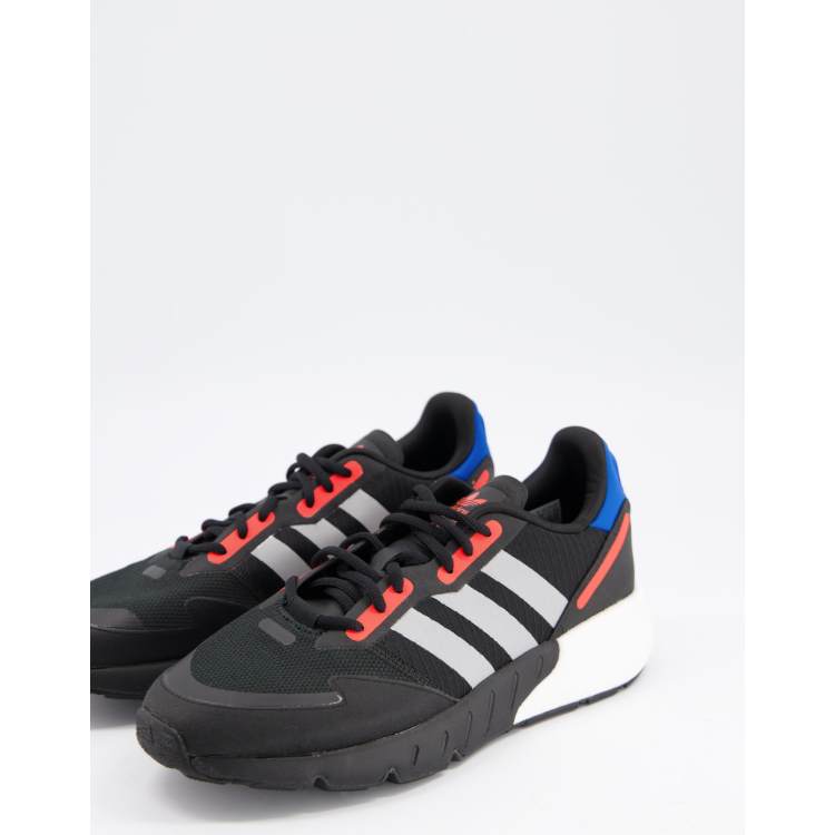 adidas Originals ZX 1K Boost sneakers in black ASOS