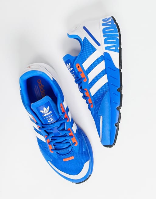 Adidas zx blue new arrivals