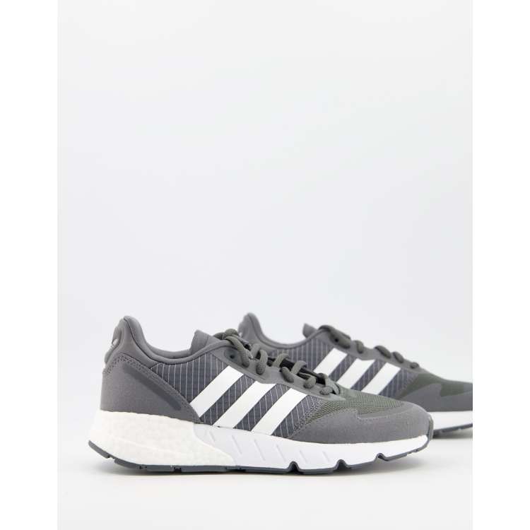 adidas Originals ZX 1K Boost sneakers in dark gray