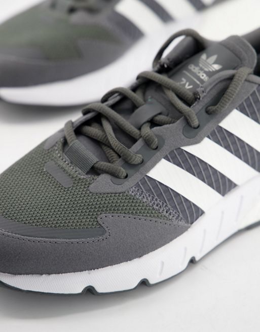 adidas Originals ZX 1K Boost sneakers in dark gray