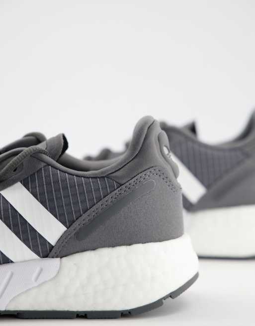 adidas Originals ZX 1K Boost sneakers in dark gray